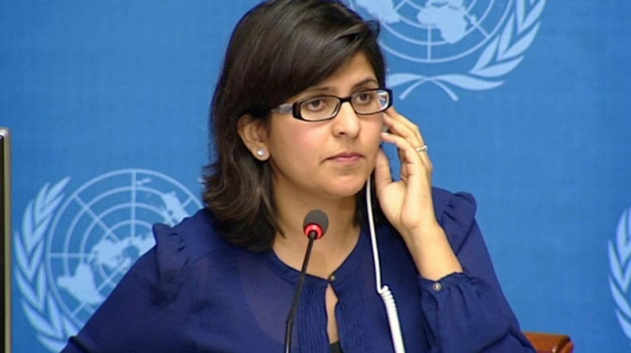 Ravina Shamdasani, portavoz de la Agencia de la ONU para los Refugiados.