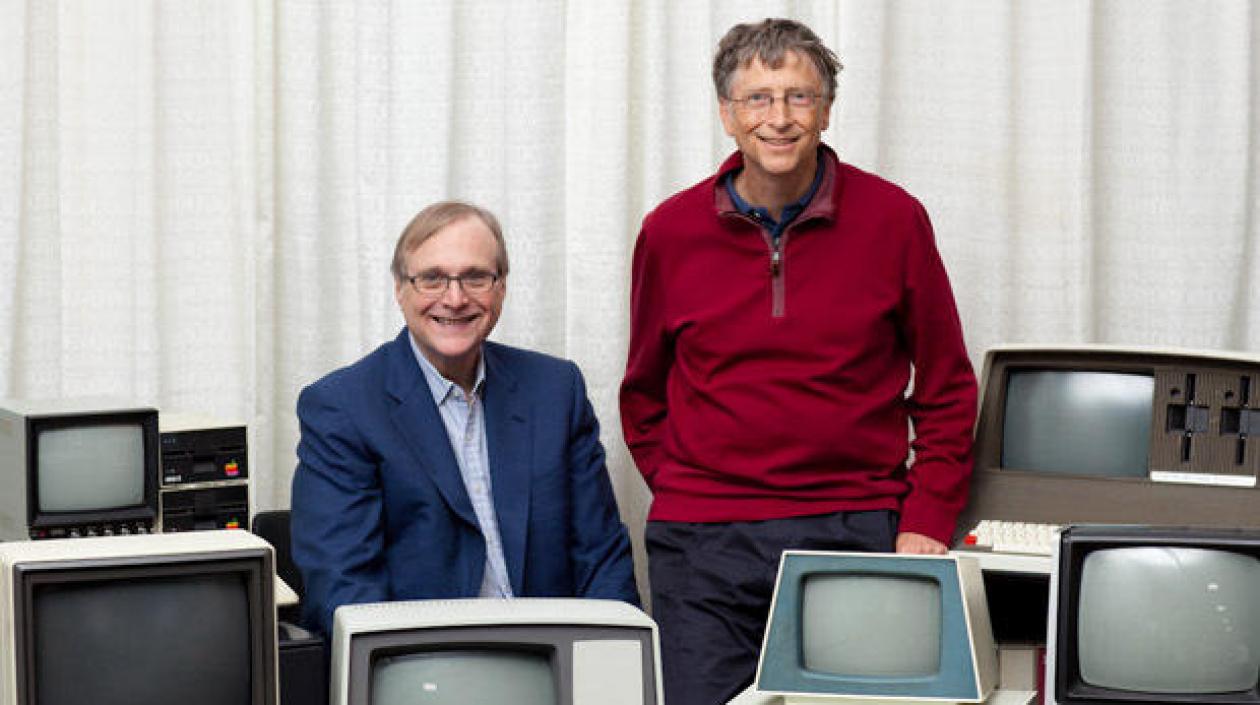 Paul Allen y Bill Gates, co-fundadores de Microsoft.