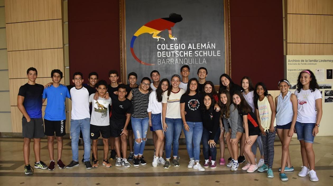 Delegación deportiva del Colegio Alemán.