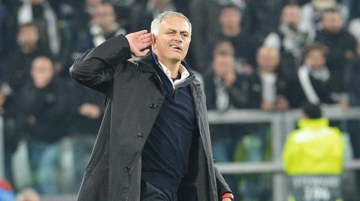 José Mourinho, entrenador del Manchester United.