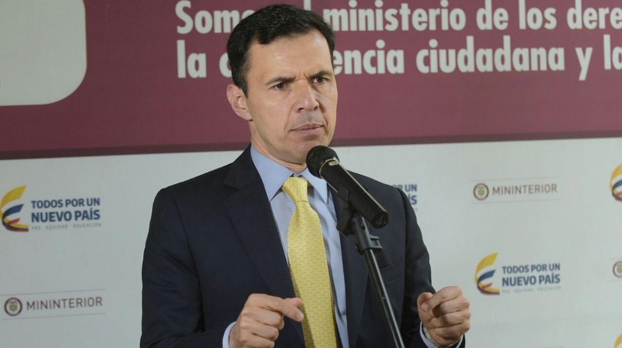 Guillermo Rivera, ministro del Interior.