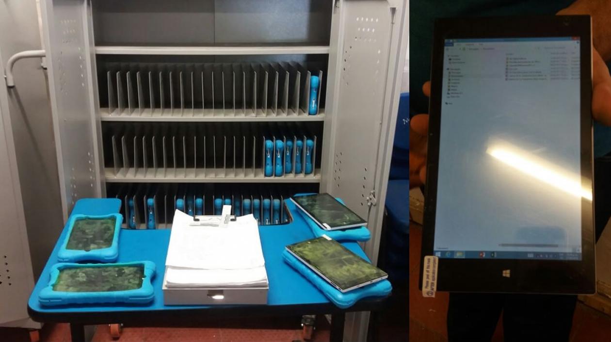 Un total de 50 tablets y 20 computadores portátiles se robaron delincuentes que en las primeras horas del día irrumpieron en la Institución Educativa Técnica Comercial de Ponedera