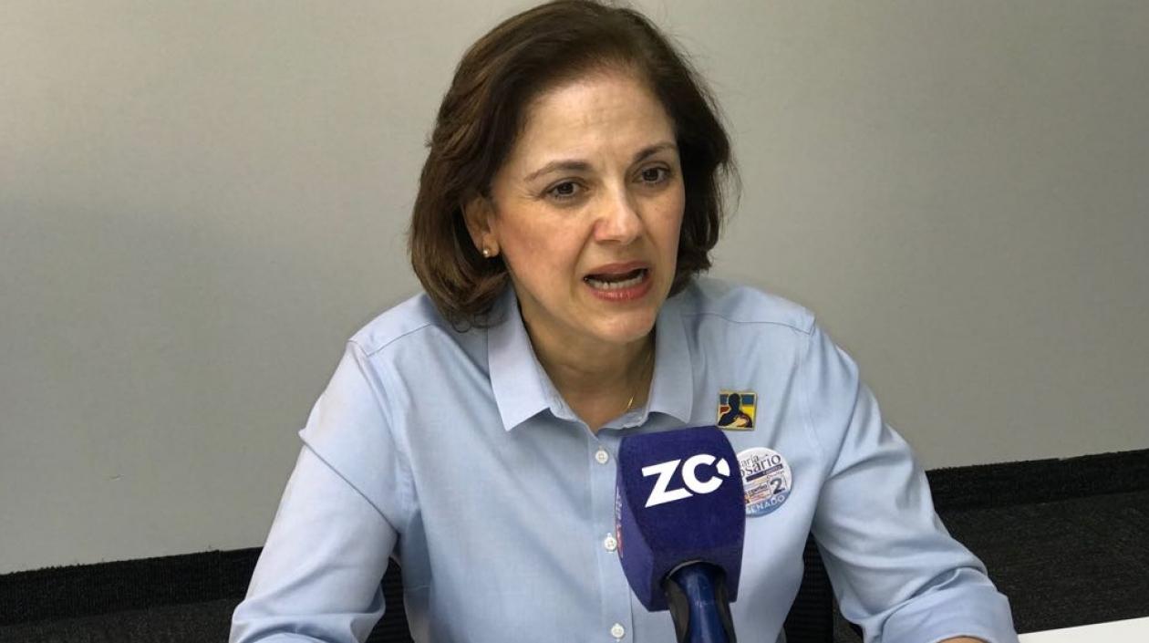 La senadora María Del Rosario Guerra.