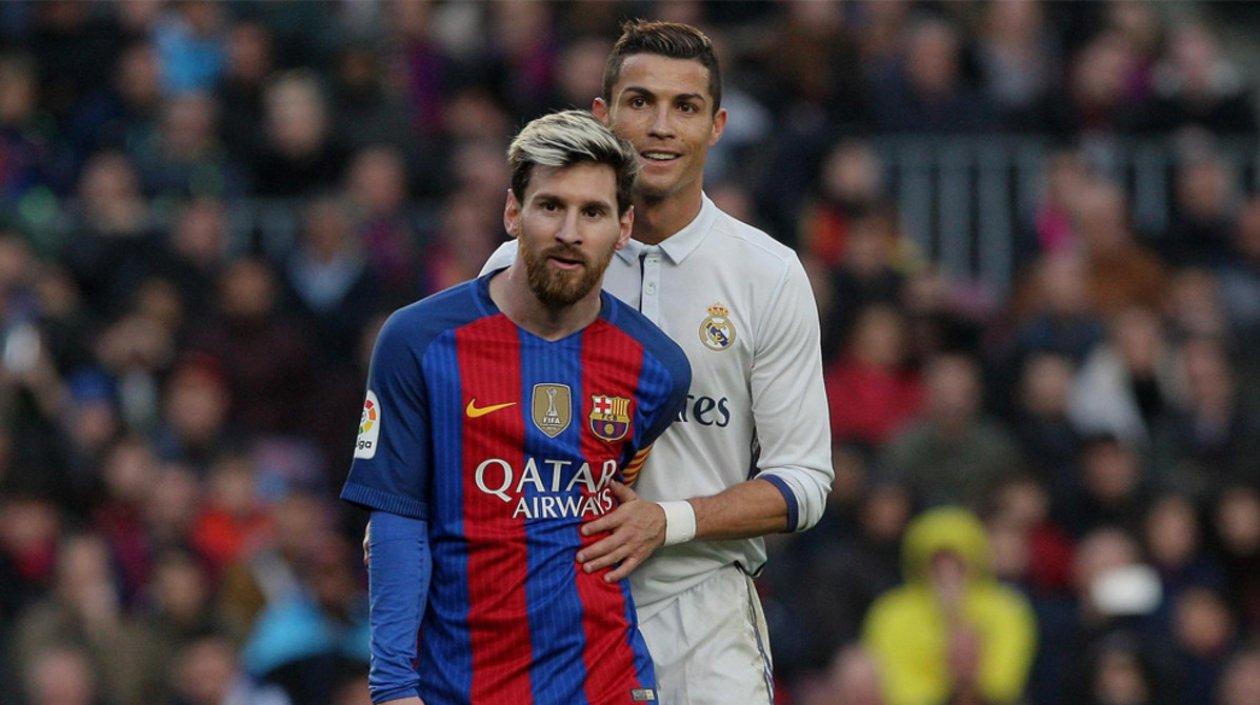 Messi y Cristiano Ronaldo, jugadores emblemáticos del Barcelona y Real Madrid, respectivamente. 
