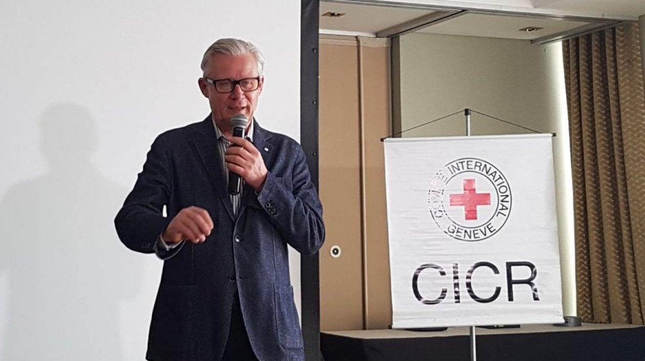 Christoph Harnisch, jefe de la delegación del Comité Internacional de la Cruz Roja (CICR).