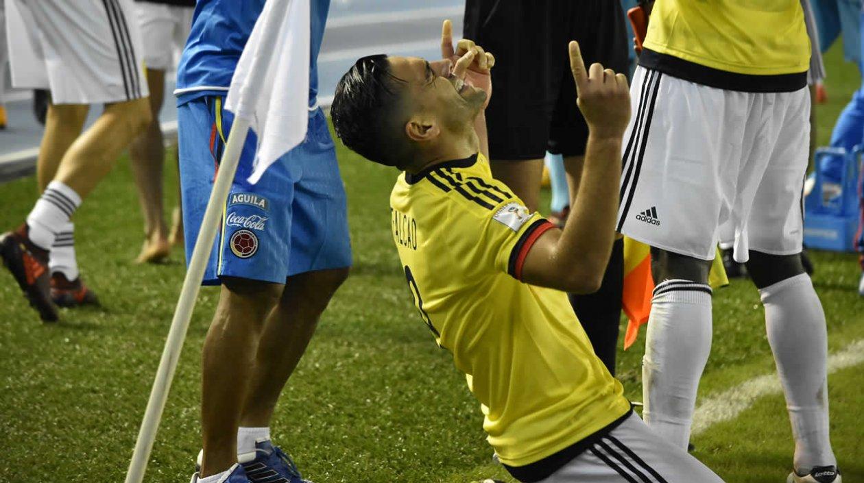 Falcao García, capitán de la Selección Colombia. 