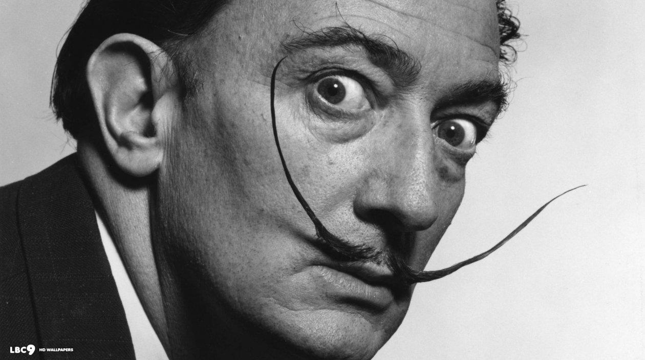 El artista plástico Salvador Dalí.