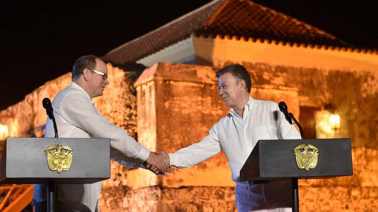 Presidente Santos resaltó la alianza con Mónaco para avanzar en cumplimiento de Objetivos de Desarrollo Sostenible