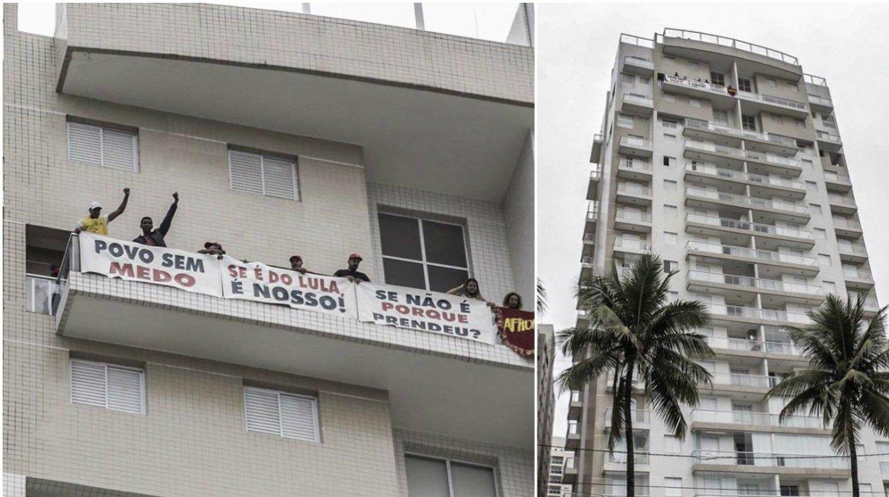 Militantes del Movimiento de los Trabajadores Sin Techo (MTST) invadieron el apartamento del expresidente Lula.