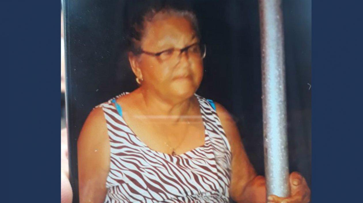 Dilia Esther Balza Prado, de 74 años, recibió disparos en un atentado a su casa.
