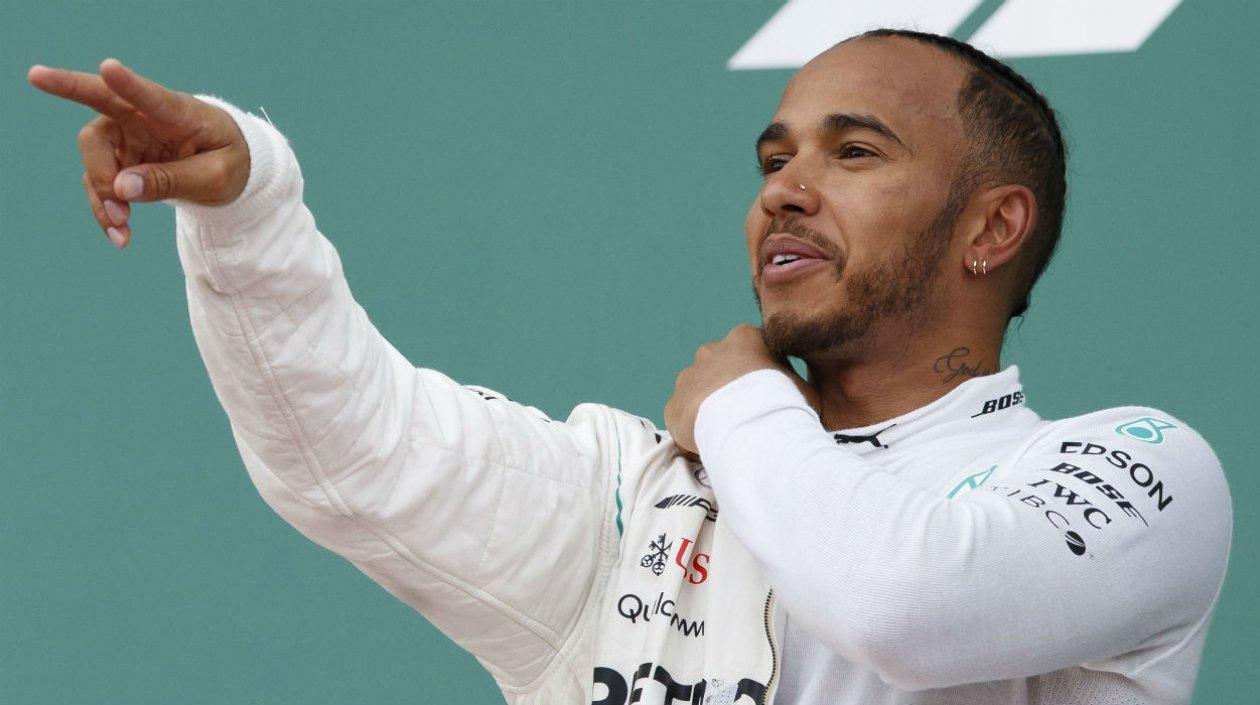 Lewis Hamilton, piloto de Fórmula Uno. 