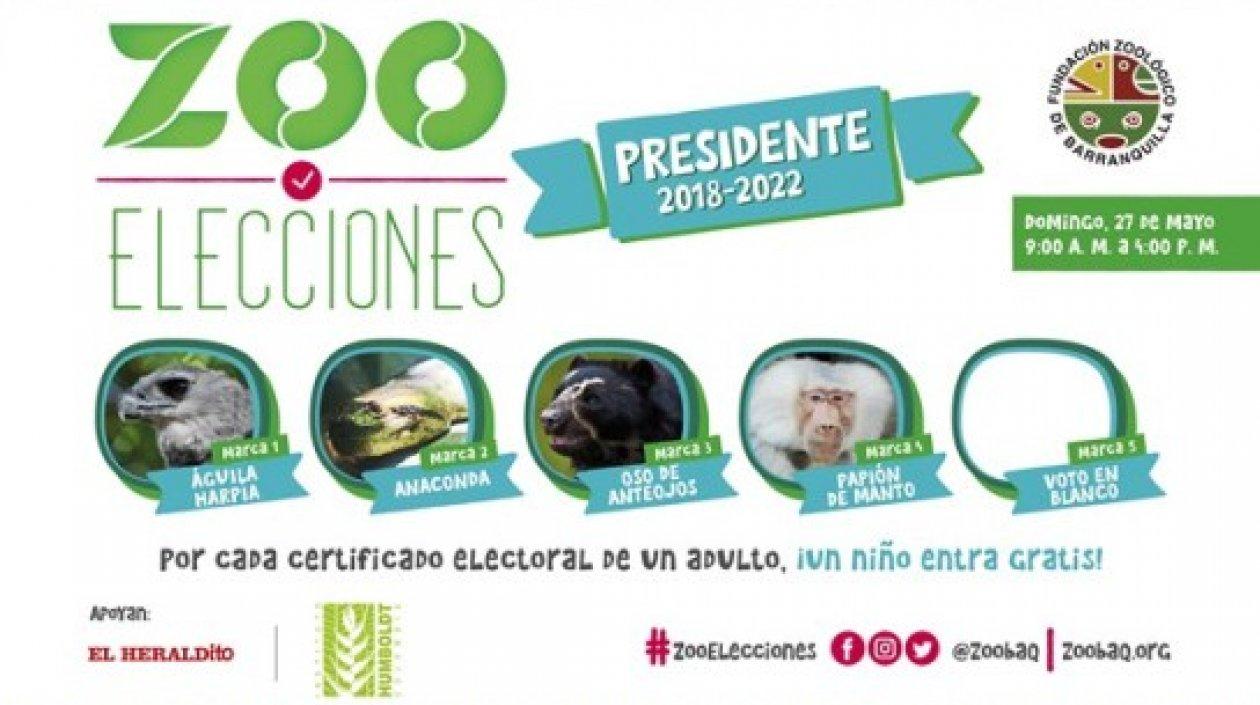 Candidatos postulados a la Zooelecciones 2018.