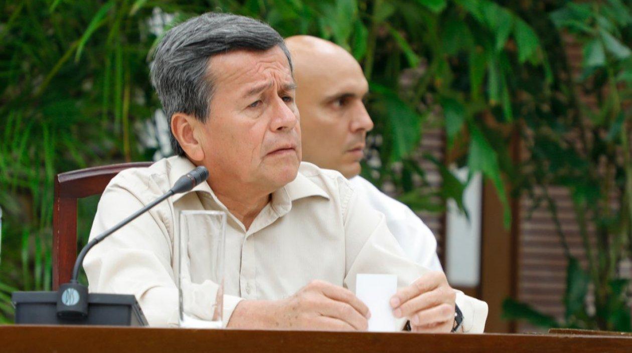 Pablo Beltrán, jefe negociador del ELN en los diálogos con el Gobierno en Cuba.