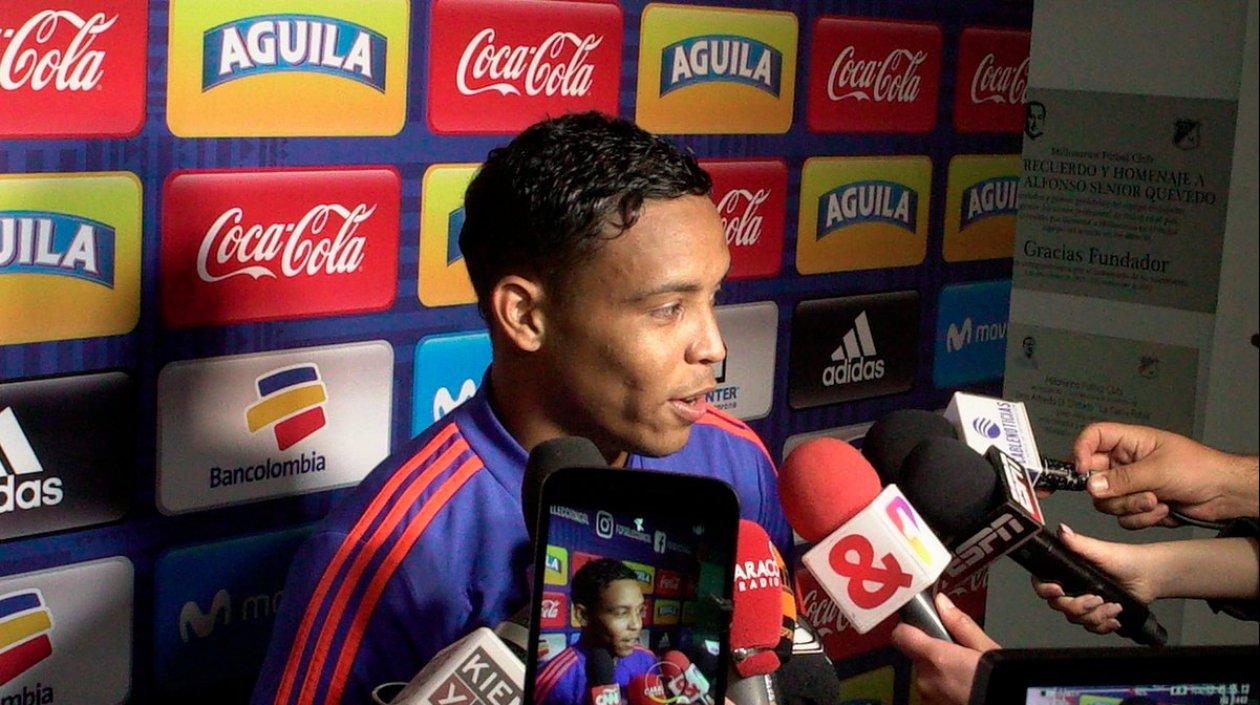Luis Fernando Muriel, delantero de la Selección Colombia. 