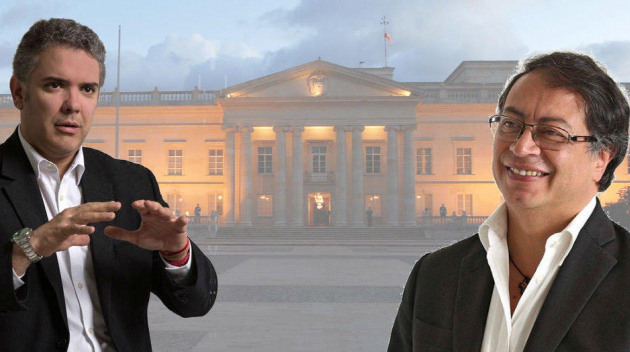 Iván Duque y Gustavo Petro van a la segunda vuelta presidencial.