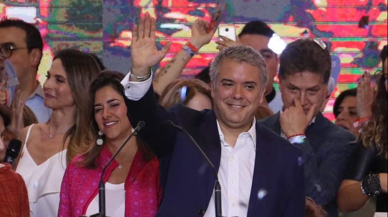 Iván Duque, nuevo Presidente de Colombia.
