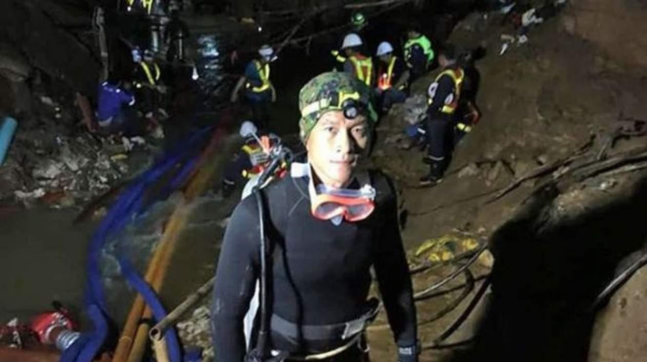 Saman Kunan se quedó sin oxígeno y murió en el rescate a los niños atrapados en una cueva.