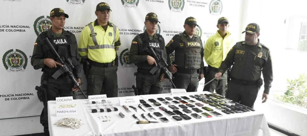 "106 celulares, dosis de marihuana y cocaína y 15 armas blancas", balance en la cárcel Modelo.