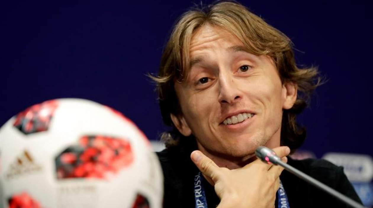 El capitán de la selección croata Luka Modric. 