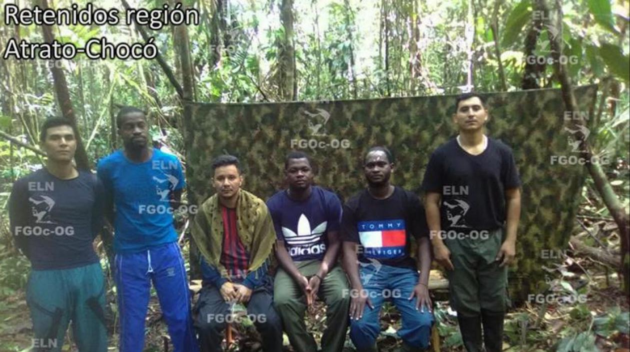 Estos son los 6 secuestrados en el Chocó.