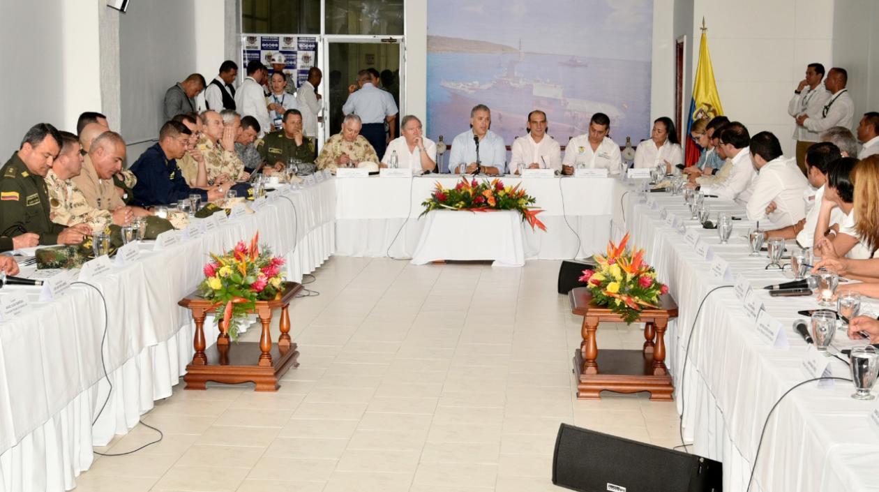 Foto de Presidencia del Consejo de Seguridad en Cartagena.