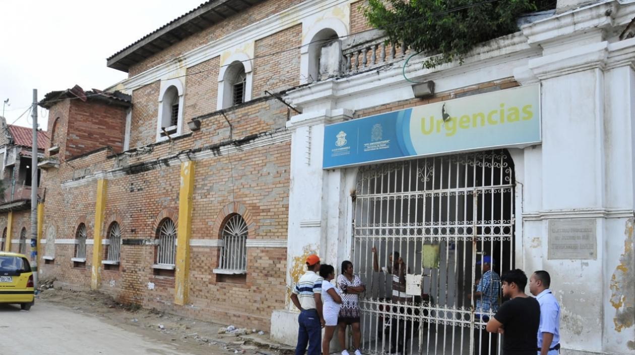 Fachada del Hospital General de Barranquilla a donde fue llevado el capturado herido y de ahí fue llevado a la URI.