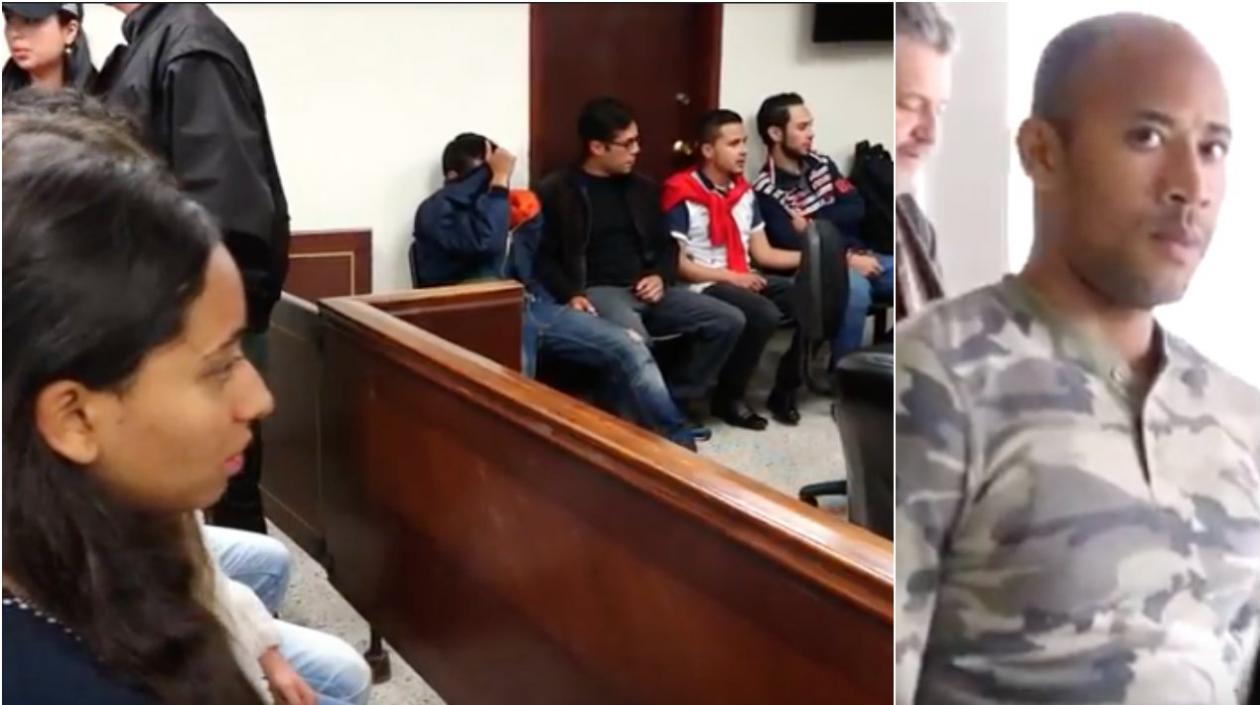 Estos son algunos de los enviados a la cárcel por la venta de droga en una universidad de Bogotá.