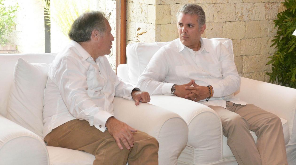 Luis Almagro, secretario de la OEA, se reunió con el Presidente Iván Duque.