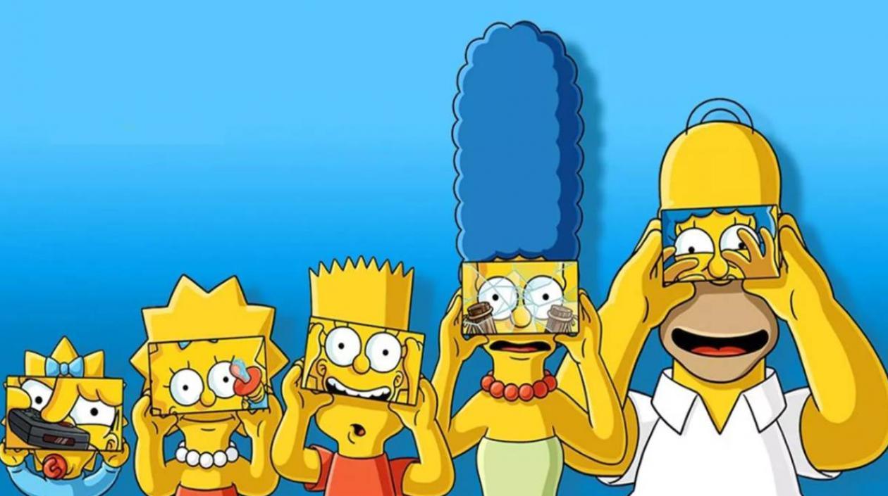 Imagen de la serie  "Los Simpson".