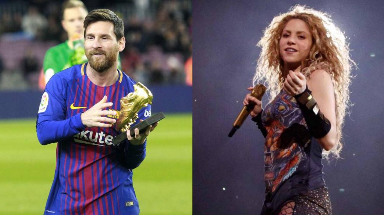 Messi y Shakira.