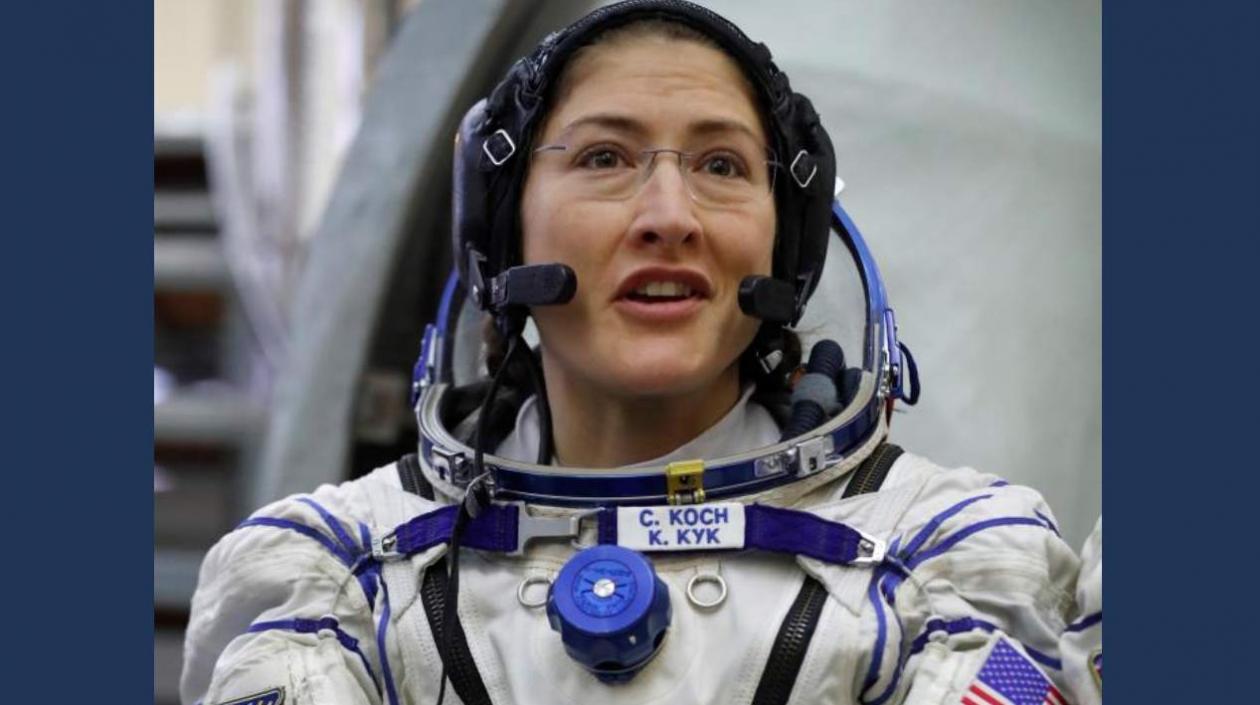La astronauta de la NASA Christina Koch