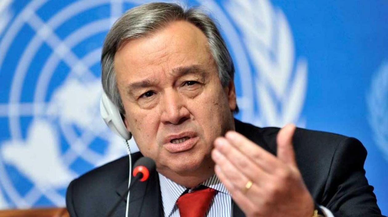 El jefe de la ONU, António Guterres.