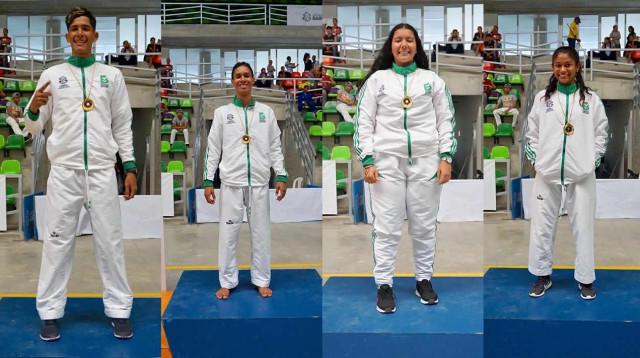 El Taekwondo aportó medallas de oro al Team Barranquilla. 