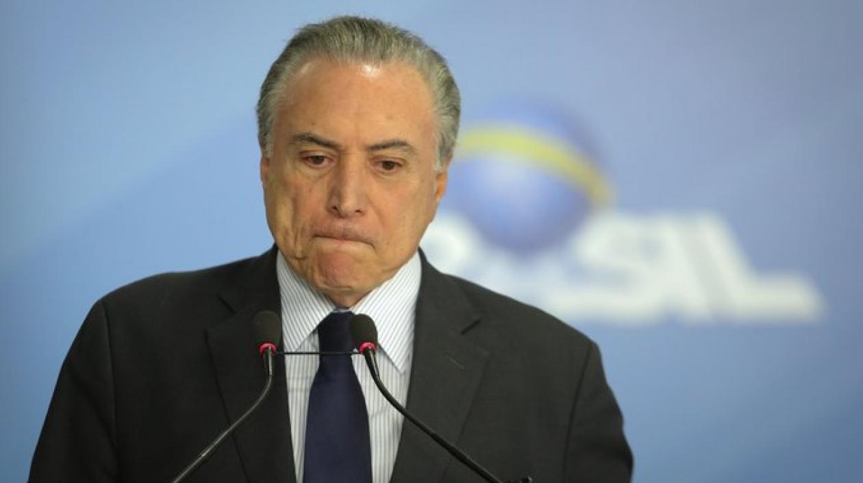 Michel Temer, expresidente de Brasil.
