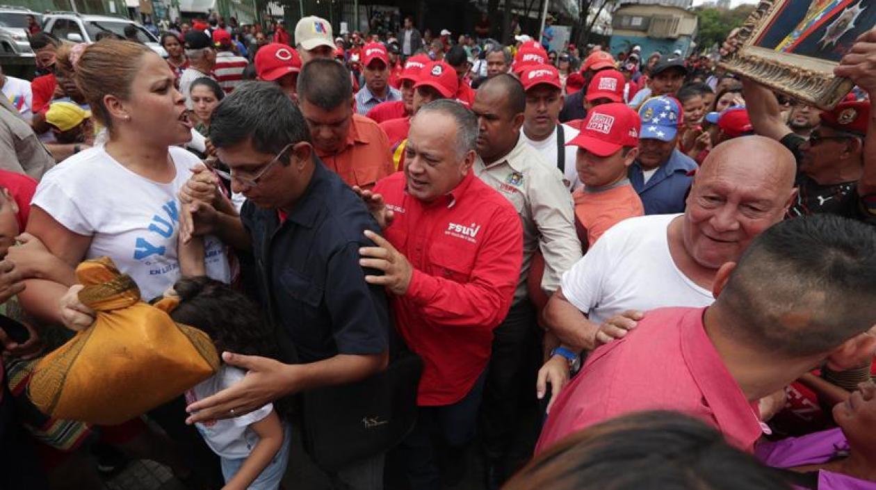 El presidente de la Asamblea Nacional Constituyente (ANC), Diosdado Cabello.