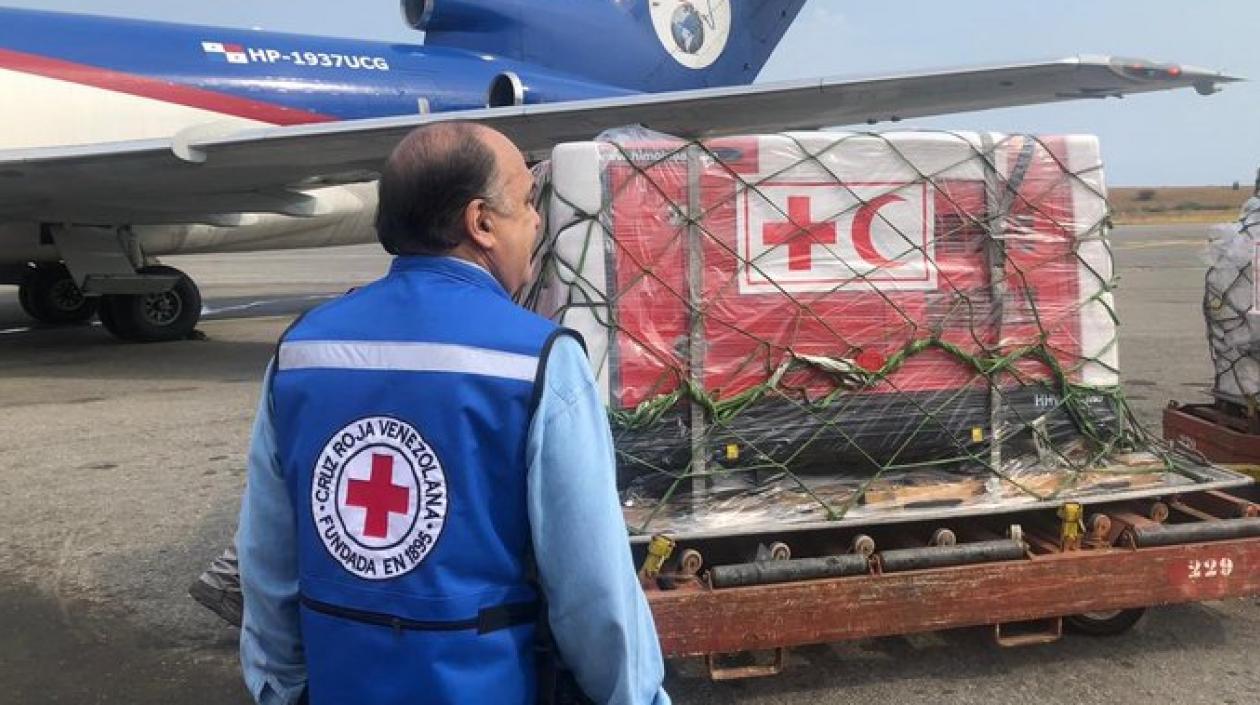 Entró a Venezuela el primer cargamento de ayuda humanitaria por parte de la Cruz Roja Internacional.