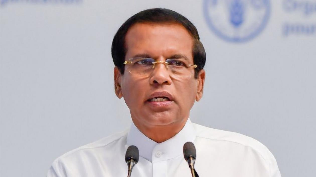 El presidente de Sri Lanka, Maithripala Sirisena. 