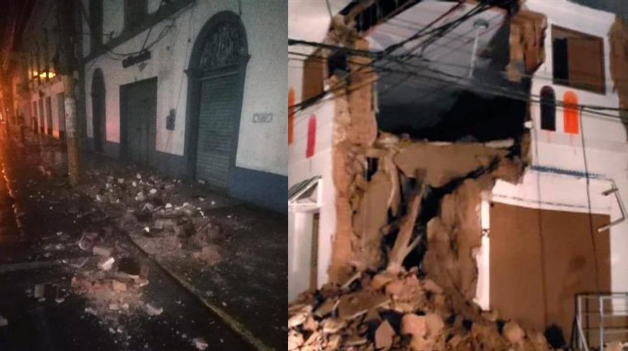 Los daños materiales en Perú.