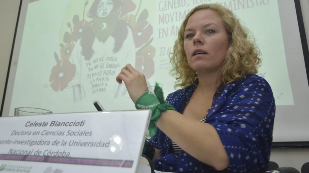 María Celeste Bianciotti, doctora en Ciencias Sociales.