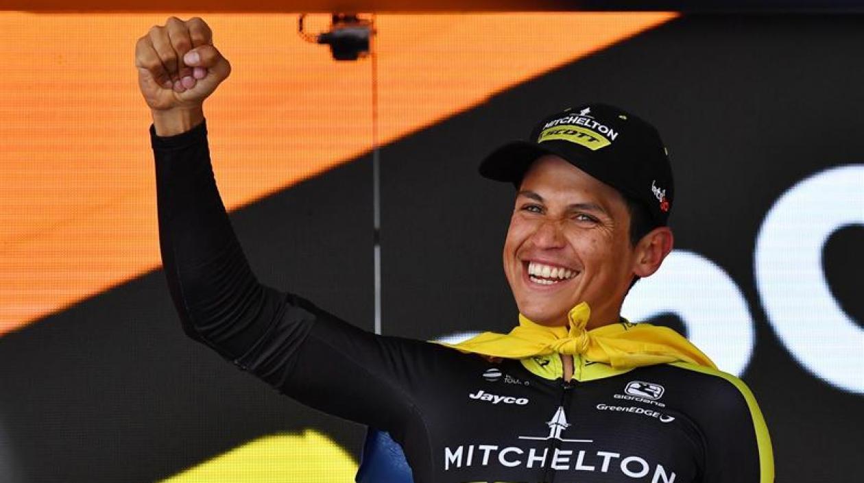 El ciclista colombiano Esteban Chaves.