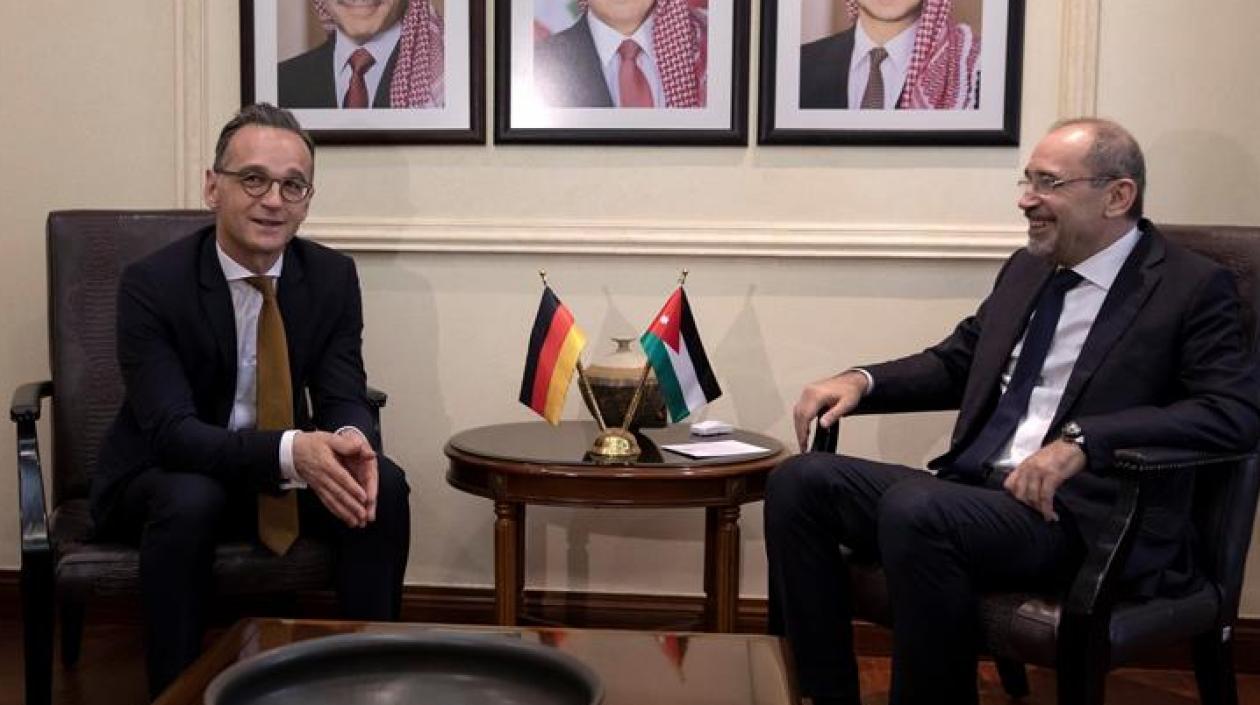 El ministro de Exteriores de Alemania, Heiko Maas, visitó Jordania.