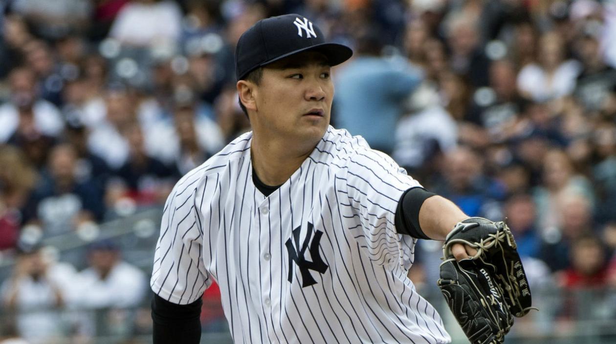 Masahiro Tanaka, lanzador de los Yankees. 