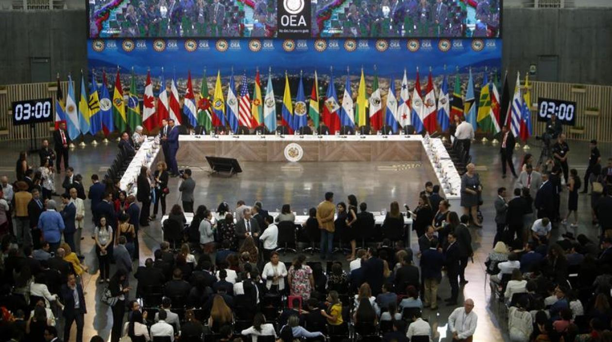 Imagen de la 49 Asamblea General de la OEA.