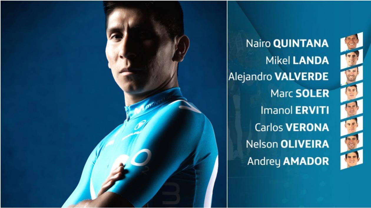Nairo Quintana será uno de los líderes junto a Mikel Landa en el Tour de Francia.