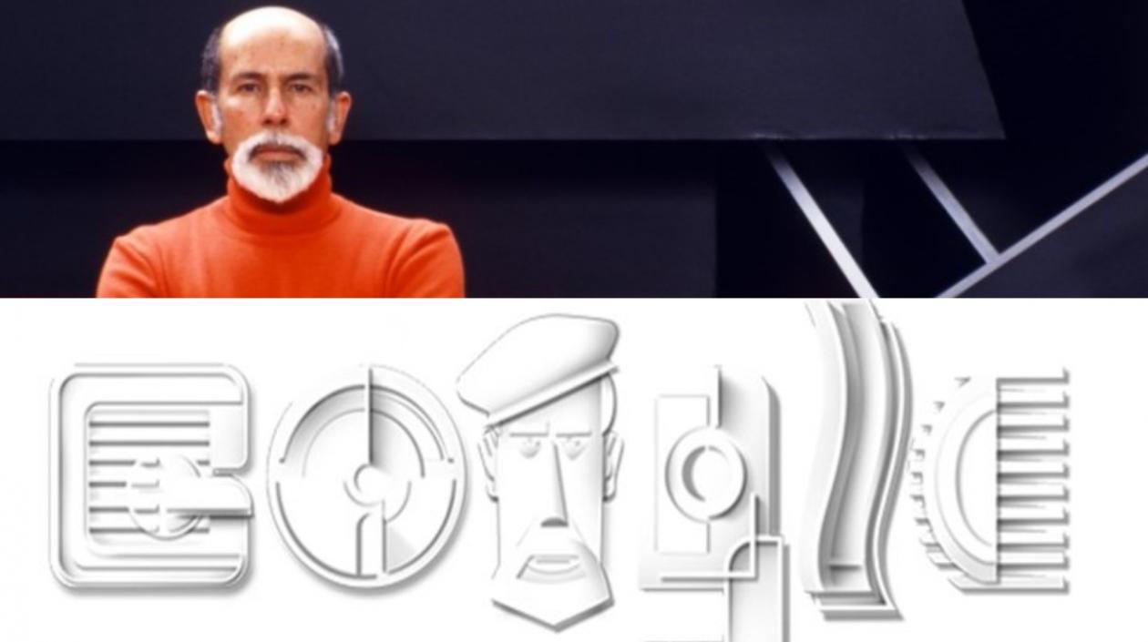 Google rindió este martes un homenaje al escultor colombiano Eduardo Ramírez Villamizar, fallecido en 2004.