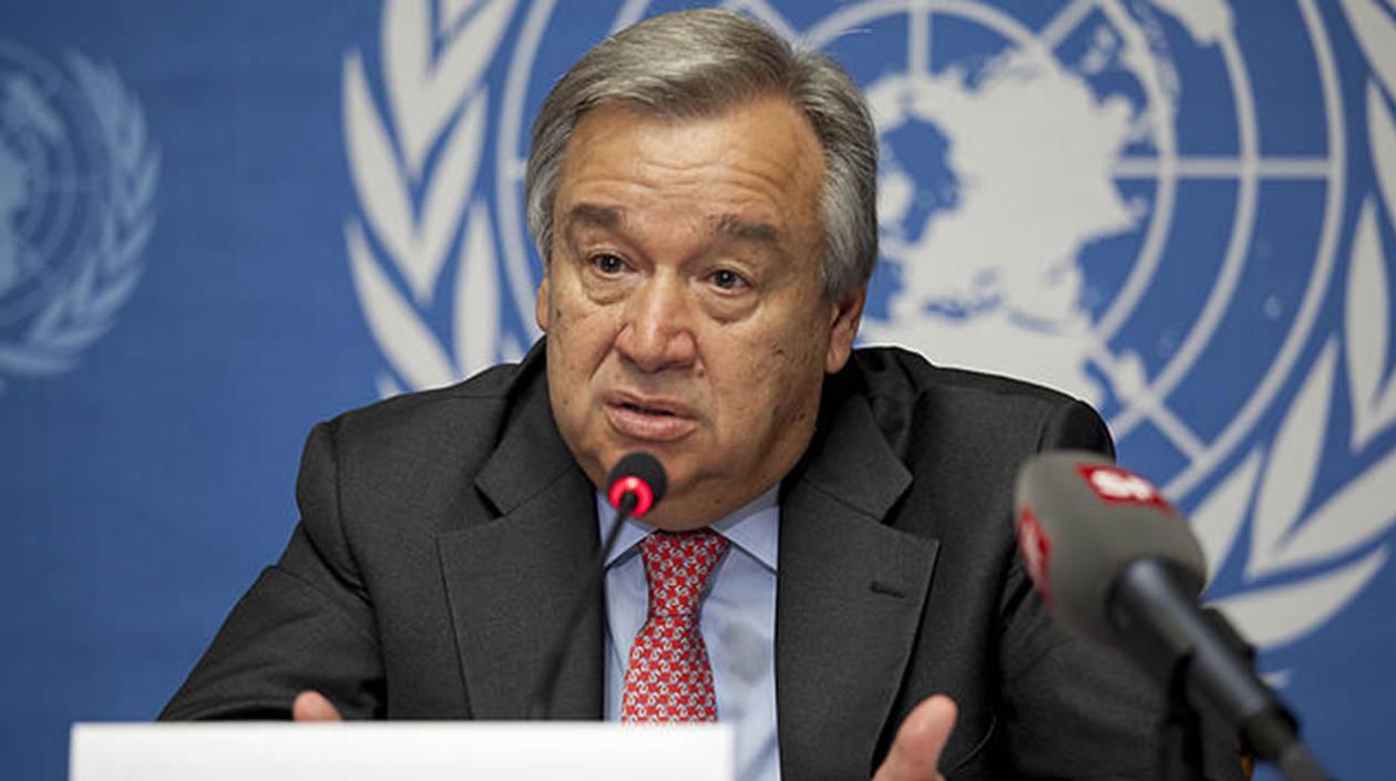 El secretario general de la ONU, António Guterres