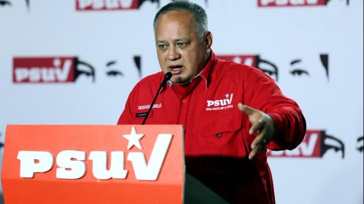 El vicepresidente del oficialista del PSUV, Diosdado Cabello.