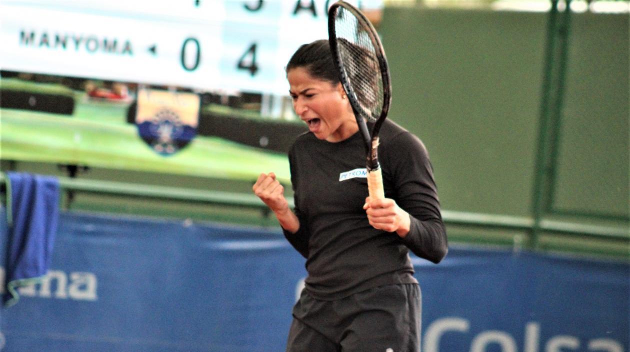 María Fernanda Herazo, tenista barranquillera. 