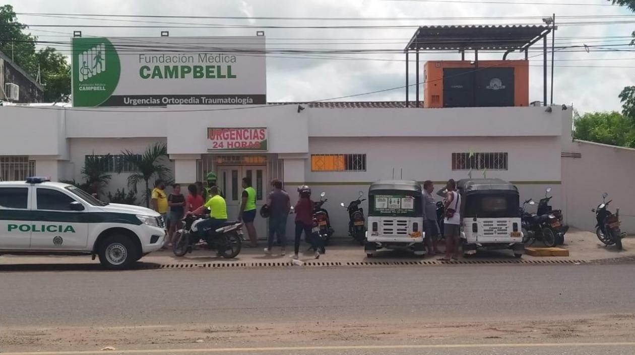 El joven falleció cuando recibía atención médica en la Clínica Campbell de Malambo. 