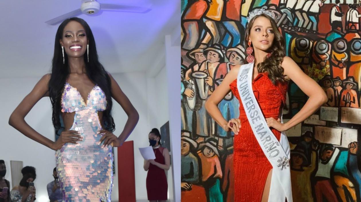 Candidatas de Putumayo y Nariño en el Miss Universe Colombia.